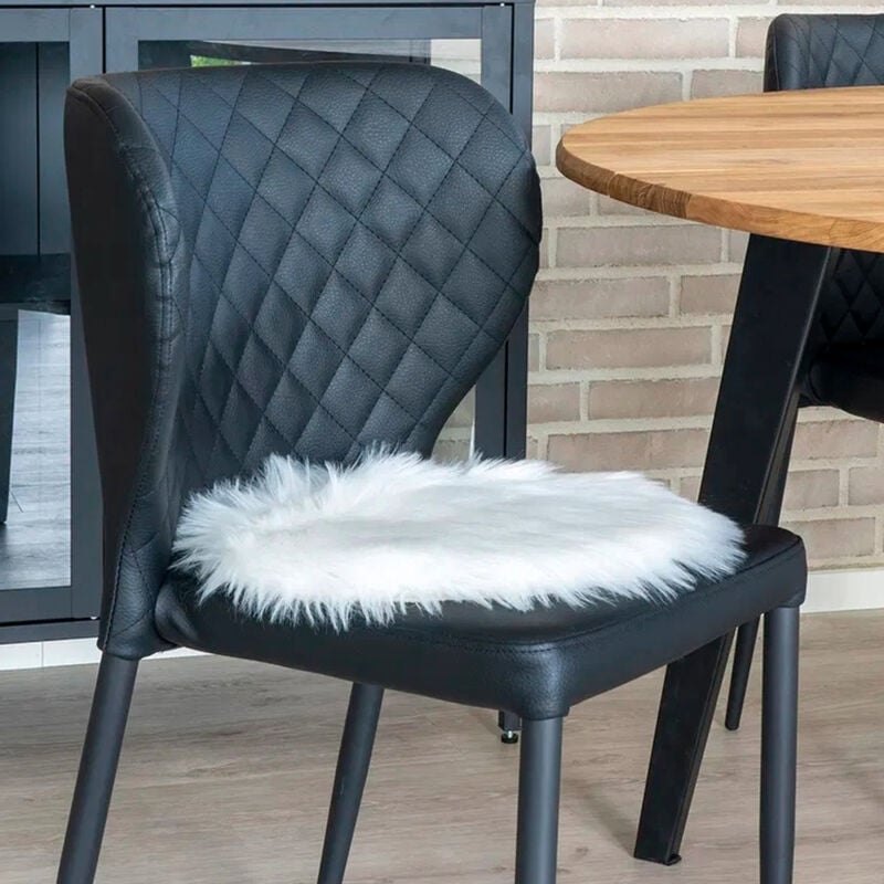 House Nordic keinotekoinen taljaistuinpehmuste Ø35 cm valkoinen